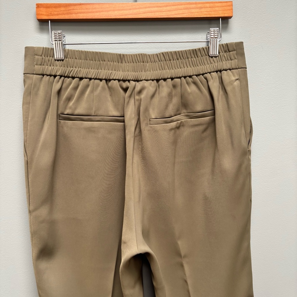 Quince Stretch Crepe Ankle Pants in Olive 10 - Picture 9 of 11